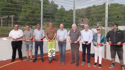 Neues Kleinspielfeld in Sulzbach eingeweiht